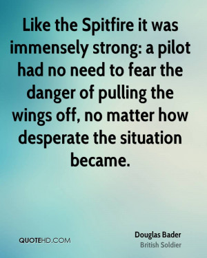 Like the Spitfire it was immensely strong: a pilot had no need to fear ...