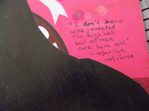 ... quotes, the Marilyn quote actually should say women instead of men