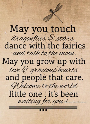 Vintage Welcome to the world / Quote / Words. This is a digital ...