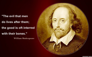 Home » Quotes » William Shakespeare - Evil Quotes Wallpaper