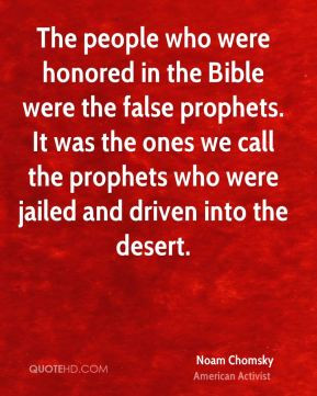 Quotes About False Prophets Bible