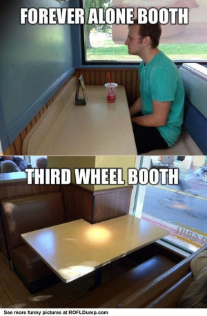 ... mostly over for me but i get stuck in the third wheel booth sometimes