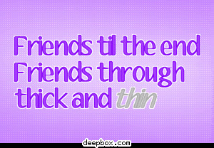 Best Friends till the End Quotes