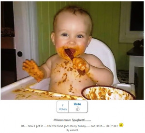 ... Winner and Weekly Winners Announced: Messy Baby Photo Competition
