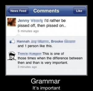 Poor grammar can be kinky