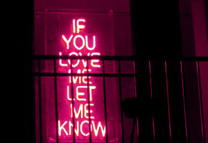 if you love, lights, love, neon, pink, quote