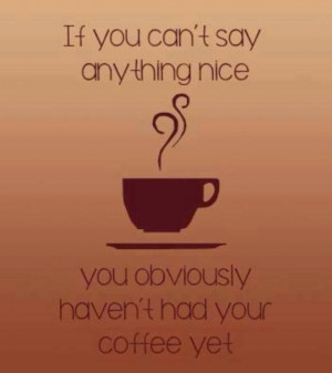 If you can't say anything nice . . . .