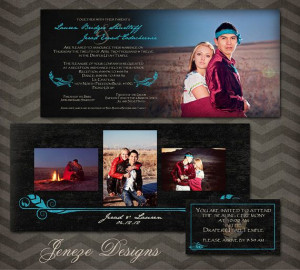 Wedding Invitation Template Photographers and Photoshop by Jeneze, $8 ...