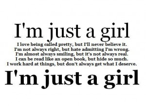 allsoppa I'm Just A Girl!! 100% Real ♥