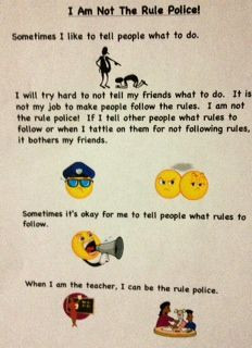 Rule Police Social Story More