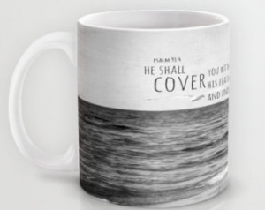 Bible verse Mug Psalm 91 quote Scri pture nautical quote cup Christian ...