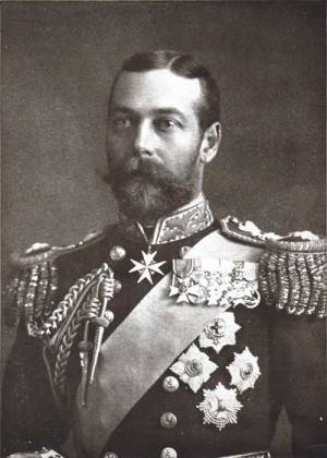 King George V reigned in England from 1910 to 1936.
