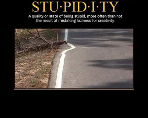 Funny Stupid Picture of Laziness