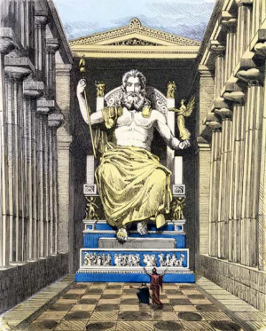 ZEUS HEYKELİ (Statue of Zeus at Olympia)...