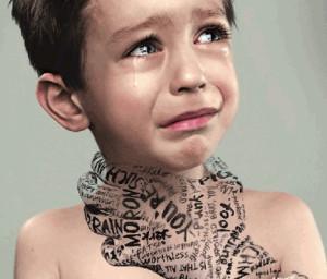 Verbal abuse is still abuse. It's abuse in the form of words. Don't ...