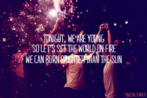 lyricism:br br we are young fun.br lyrics submitted... photo 1