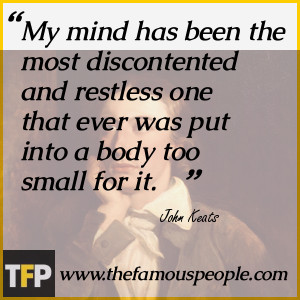 John Keats Love Quotes