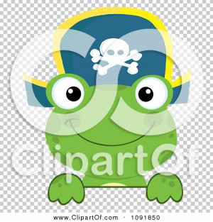 Clipart Green Frog Looking