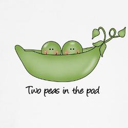two_peas_in_the_pod_shirt.jpg?color=White&height=250&width=250 ...