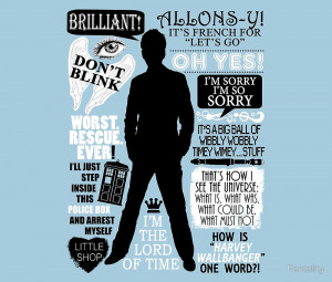 Fantality › Portfolio › Doctor Who - 10th Doctor Quotes