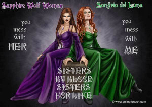 it says you mess with her you mess with me