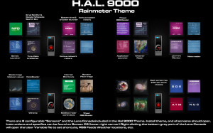 HAL 9000 Rainmeter Theme by ts-looney