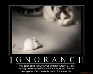 Ignorance upto a time would raise ur value,