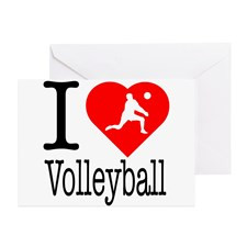 Volleyball Christmas Greeting Cards