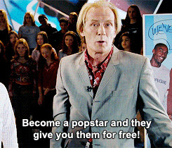 Love Actually Bill Nighy mygifs* this part cracks me up every single ...