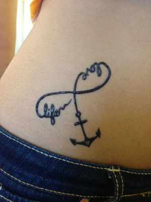 anchor infinity on hip