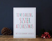 Popular items for sisters christmas