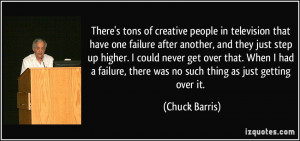 of creative people in television that have one failure after another ...