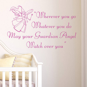 Guardian Angel Quotes Guardian angel wall sticker