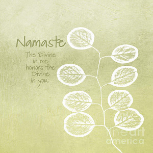 Namaste Poster By Linda Woods