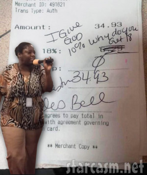 Applebee’s Waitress Fired for Posting No Tip Receipt Left by ...