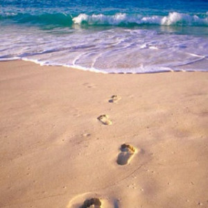 Footprints Heart Quote Pic #22
