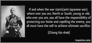 More Chiang Kai-shek Quotes