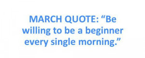 March quote
