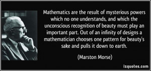 More Marston Morse Quotes