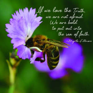 Quote by Myrtle Fillmore, cofounder of Unity. For more information ...