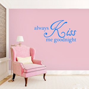 Large Size always Kiss me goodnight wedding decoration Loves gift ...