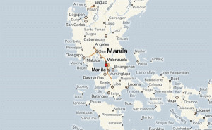 Manila Philippines On World Map