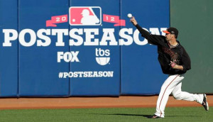 workout in preparation for Game 6 of the National League baseball ...