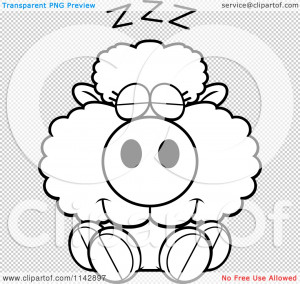 File Name : Cartoon-Clipart-Of-A-Black-And-White-Cute-Baby-Sheep ...