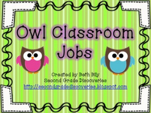 Owl Classroom Jobs