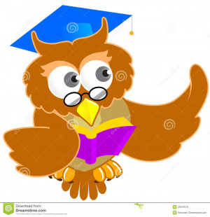 Education Cartoon Owl