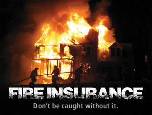 TractCard » Store » Fire Insurance » Fire Insurance Postcard