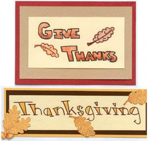 Thanksgiving Free Printable Titles for Scrapbooking and Cardmaking.