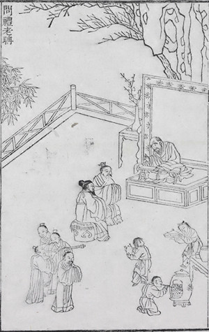 Confucius Asking Laozi about Propriety