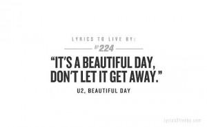 U2 - Beautiful Day one of the best songs ever!(day11 part1)
